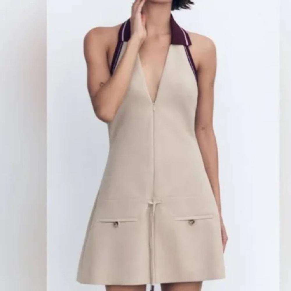 NWT Zara Halter Dress